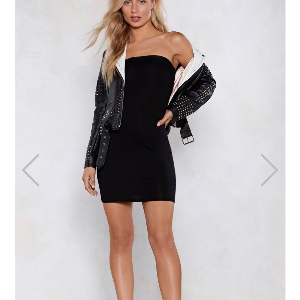 NWT Black bandeau mini